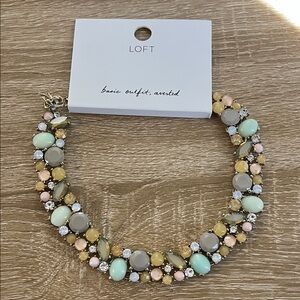 LOFT Pastel Gemstone Necklace